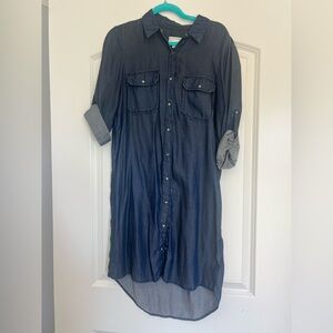 Witchery 100% Denim Shirt Dress – Size 10